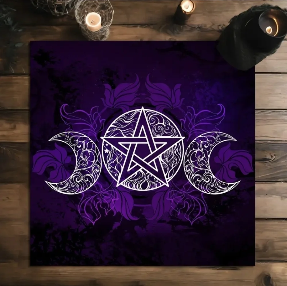 NEW March Goddess (Triple Moon) Altar Cloth